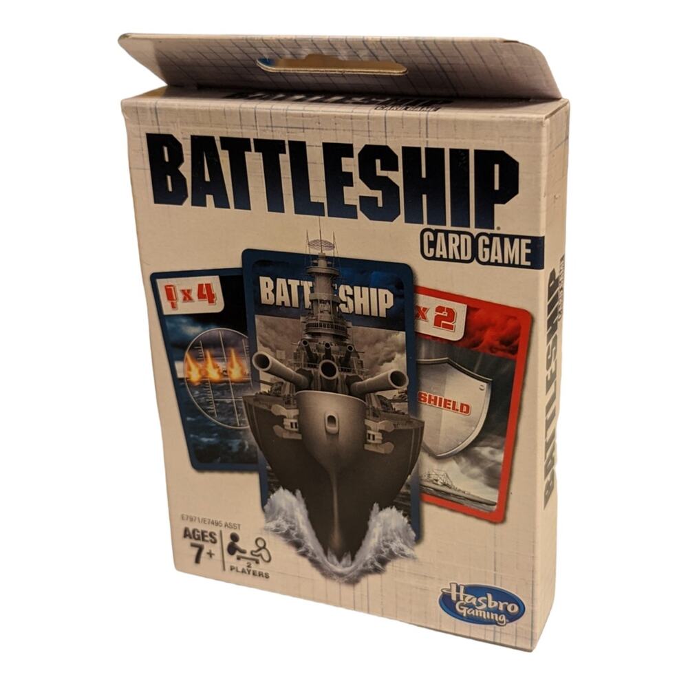 Battleship Card Game - Hasbro Games - 80 Cards - New in Box